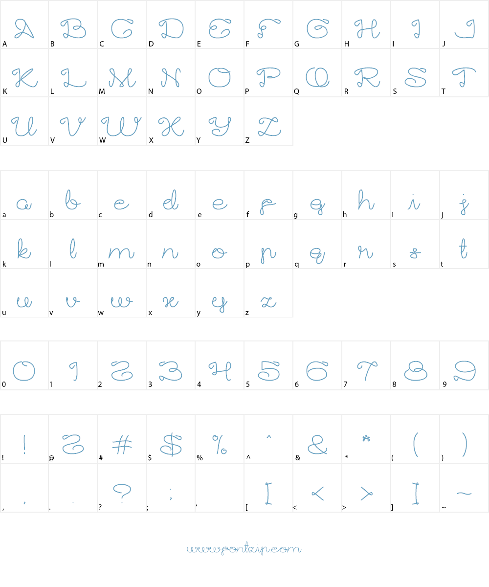 Art HEART Font Character